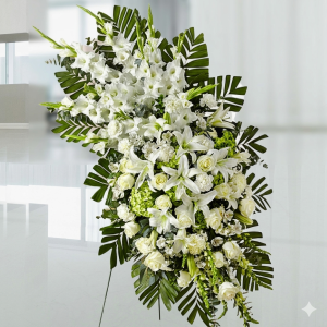 Grand White Floral Display
