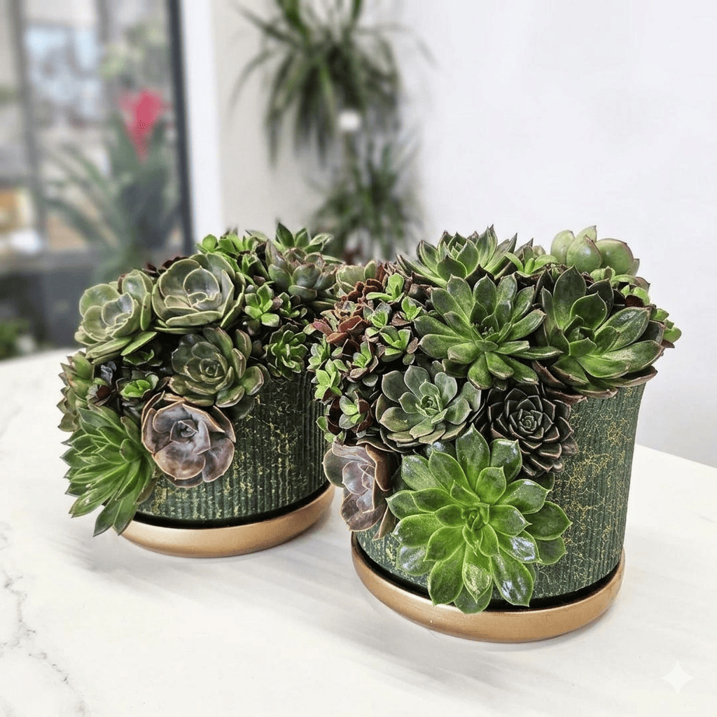 Succulent Garden Centerpiece