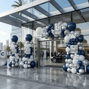 Balloon decoration corporate